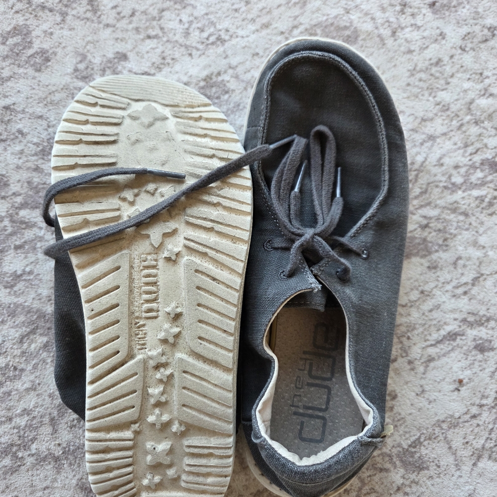 Hey Dude Men's Gray Casual Shoes